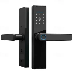 Password Lock Household Wooden Door Fingerprint Lock Anti-theft Door Electronic Lock Tuya Smart Door Lock