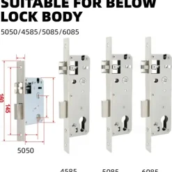 Password Lock Household Wooden Door Fingerprint Lock Anti-theft Door Electronic Lock Tuya Smart Door Lock