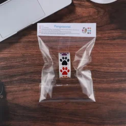 Paw Prints Stickers,(1 Inch/ 500 Stickers) Dog Stickers Dog Puppy Paw Prints Stickers,Colorful Self-Adhesive Labels Animal Decal,Paw Prints Envelope Seal for Classroom Kids (Black+Multi, 1 Inch)