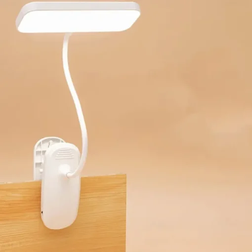 1pc 360° Flexible Study with Clamp Desk Lamp Foldable Bedside Night Light for Bedroom Study Reading Office Work LED Touch Eye Protection Learning Sleeping and Dedicated Desk Lamps Eye Protection Foldable