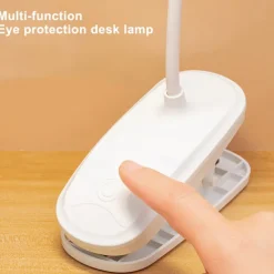 1pc 360° Flexible Study with Clamp Desk Lamp Foldable Bedside Night Light for Bedroom Study Reading Office Work LED Touch Eye Protection Learning Sleeping and Dedicated Desk Lamps Eye Protection Foldable