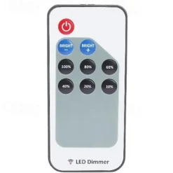 1PC 9 Key Wireless Mini Led Controller Dimmer RF Remote Control for 5050 3528 Single Color Led Strip Light DC5-24V 12A