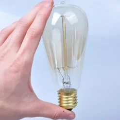 1pc 40 W E26 / E27 ST64 Warm White 2300 k Retro / Dimmable / Decorative Incandescent Vintage Edison Light Bulb 220-240 V