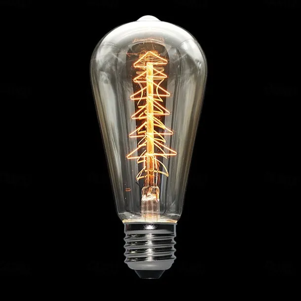 1pc 40 W E26 / E27 ST64 Warm White 2300 k Retro / Dimmable / Christmas Trees Incandescent Vintage Edison Light Bulb 220-240 V