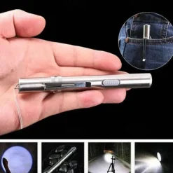 1PC 2 W Flashlights & Camping Lights Work Lights Multi-function Multiple use with Lighting Function Warm White Cold White 3.7 V 1 LED Beads