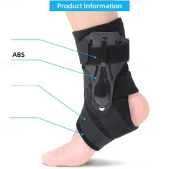 1PC Ankle Support Brace Breathable Neoprene Sleeve Adjustable Wrap