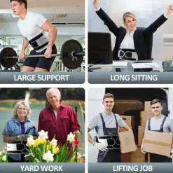 1PC Back Brace for Women Men Lower Back Pain Relief with Stays Breathable Back Support Belt for Heavy Lifting Work Anti-Skid Lumbar Support Belt with Mesh for Sciatica Scoliosis Herniated D