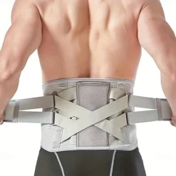 1pc Back Support Brace - Perfect For Women & Men With Herniated Discs & Sciatica