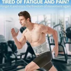 1pc Back Support Brace - Perfect For Women & Men With Herniated Discs & Sciatica