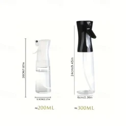 1pc, Baking Oil Sprayer Bottle, Cooking Oil Dispenser, 200ML/300Ml PET Material Oil Sprayer, Air Fryer Spray Bottle,Kitchen Baking Supplies,Canola Oil Sprayer, Salad, Making, Baking, Frying, Grilling,