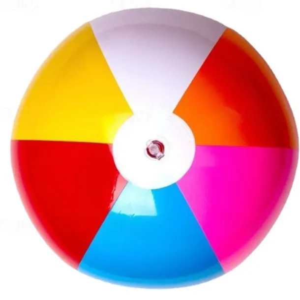 1pc Beach Balls - Large Rainbow Beach Ball Inflatable Pool Toys for Party Supplies Decorations Adults Kids Birthday Luau Summer Beach Water Games Beachball Party Favors