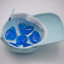 1pc Blue PVC Gel Ice Pack for Helmets & Hats - Portable Cooling Gel Pouch with Adjustable Strap, Reusable Ice Pack for Outdoor Sports, Hiking, Travel - Fit for All Ages