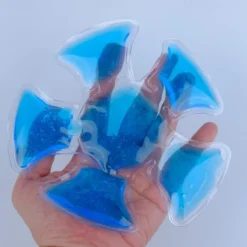 1pc Blue PVC Gel Ice Pack for Helmets & Hats - Portable Cooling Gel Pouch with Adjustable Strap, Reusable Ice Pack for Outdoor Sports, Hiking, Travel - Fit for All Ages