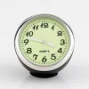 1pc Car Luminous Clock Thermometer Hygrometer Car Decoration Luminous Clock Car Quartz Watch Multi-function Car Interior Decoration
