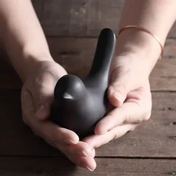 1pc Ceramic Bird Small Animal Statues Home Decor Modern Style Decorative Ornaments for Living Room, Bedroom, Office Desktop, Cabinets