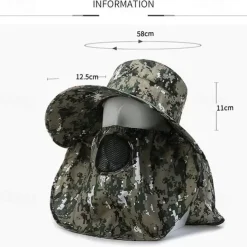 1pc Cooling Sun Hat - Summer Camping & Hiking Hat - Evaporative Cooling Technology & Breathable Mesh