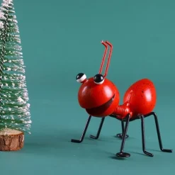 1pc Creative Iron Art Ant Animal Ornament, Home Decor
