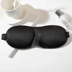 1pc 3D Sleep Mask Blindfold Sleeping Aid Soft Memory Foam Eye Mask For Sleeping Travel Blockout Light Eye Cover