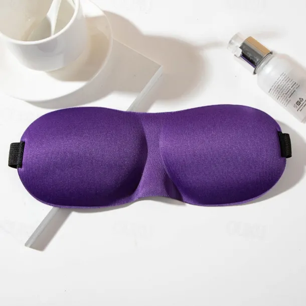 1pc 3D Sleep Mask Blindfold Sleeping Aid Soft Memory Foam Eye Mask For Sleeping Travel Blockout Light Eye Cover
