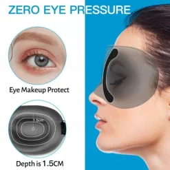 1pc 3D Sleep Mask Blindfold Sleeping Aid Soft Memory Foam Eye Mask For Sleeping Travel Blockout Light Eye Cover