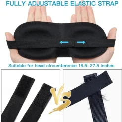 1pc 3D Sleep Mask Blindfold Sleeping Aid Soft Memory Foam Eye Mask For Sleeping Travel Blockout Light Eye Cover