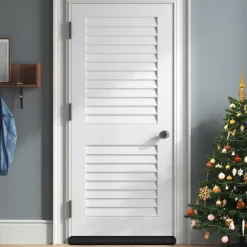 1pc Door Draft Stopper 36.6 Inch Under Door Draft Noise Blocker Black Gap Stoppers Entry Door Draft Guard For Bottom Of Doors Adjustable Twin Door Draft