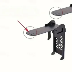 1pc Durable ABS Swing Rat Trap - No Power Needed, High-Strength Blue Plastic Mouse Catcher with Bait Holder for Effective Rodent Control, Single Use