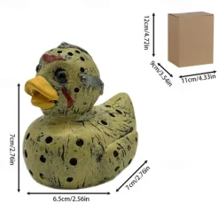 1pc Evil Scary Duck Resin Collection For Party Tables, Home Decor, Indoor and Outdoor