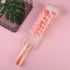 1pc Exfoliating Back Scrubber For Shower, Double Sided Exfoliating Cloth With Strap, Long Handle Back Scrubber Cloth, Body Scrubber, Sponge Back Washer Cleaner, For Women Men Deep Body Washing
