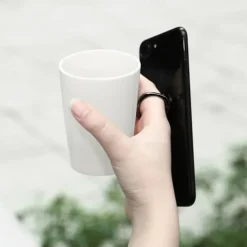 2PC Fashion Finger Phone Holder Ring 360 Rotating Phone Finger Grip Support Luxury Phone Holder Stand