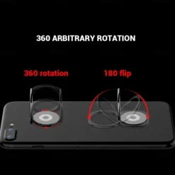 2PC Fashion Finger Phone Holder Ring 360 Rotating Phone Finger Grip Support Luxury Phone Holder Stand