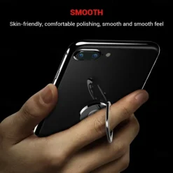 2PC Fashion Finger Phone Holder Ring 360 Rotating Phone Finger Grip Support Luxury Phone Holder Stand