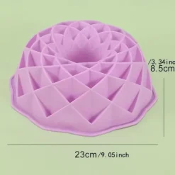 1pc Flower Bloom Shape Cake Baking Pan, Silicone 3D Modeling Suitable For DIY Baking Cake, Chocolate, Ice-cream, Fudge Jelly And Other Production, Baking Tools, Kitchen Gadgets Supplies