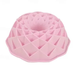 1pc Flower Bloom Shape Cake Baking Pan, Silicone 3D Modeling Suitable For DIY Baking Cake, Chocolate, Ice-cream, Fudge Jelly And Other Production, Baking Tools, Kitchen Gadgets Supplies
