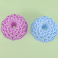 1pc Flower Bloom Shape Cake Baking Pan, Silicone 3D Modeling Suitable For DIY Baking Cake, Chocolate, Ice-cream, Fudge Jelly And Other Production, Baking Tools, Kitchen Gadgets Supplies