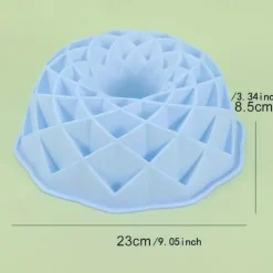 1pc Flower Bloom Shape Cake Baking Pan, Silicone 3D Modeling Suitable For DIY Baking Cake, Chocolate, Ice-cream, Fudge Jelly And Other Production, Baking Tools, Kitchen Gadgets Supplies
