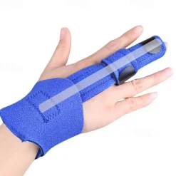1PC Full Trigger Finger Splint - Hand and Wrist Brace Support - Adjustable Locking Straightener - Straightening Immobilizer Treatment For Sprains Pain Relief Mallet Injury Arthritis Tendonitis