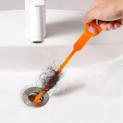 1pc Hair Drain Clog Remover, Sewer Hair Catcher, Pipe Dredging Tool, Drain Hair Remover Tool For Sewer, Kitchen Sink, Bathroom Tub