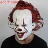 1pc Halloween Horror Clown Back To The Soul Mask Makeup Joker Headgear Cos Dress Up Props Anime Cosplay Funny Surprise Accessories