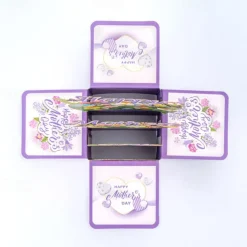 1pc Happy Mother's Day Pop-Up Card With Note Card And Envelope Best Mom Ever 3D Greeting Card Flowers Butterflies Pop Up Box Card Best Gift For Mum Mother Grandmother Stepmother Daughter Woma