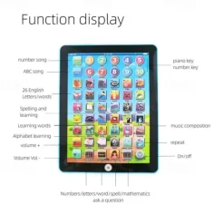 1pc Hot Selling Mini Tablet Computer Learning Machine For Kids, English Early Education Touch Reader, Gift Toy, Educational Early Education Toy