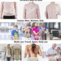 1PC Invisible Travel Waist Packs Waist Pouch for Passport Money Belt Bag Hidden Security Wallet Casual Bag For Men Women