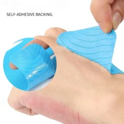 1PC Kinesiology Tape for Shoulder Pain Relief Pre Cut Sports Waterproof Breathable Enhance Elastic Kinesiology Athletic Tape for Shoulder Support and Muscle Marathon Sports