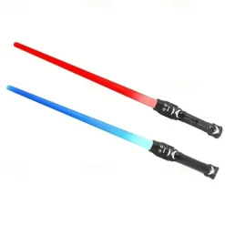 1pc LED Light Up Toys With FX Sound(Motion Sensitive) Retractable LED Light Up Toys Seven Colors Realistic HandleExpandable Light Set Popular Gift for Halloween for Christmas Gifts