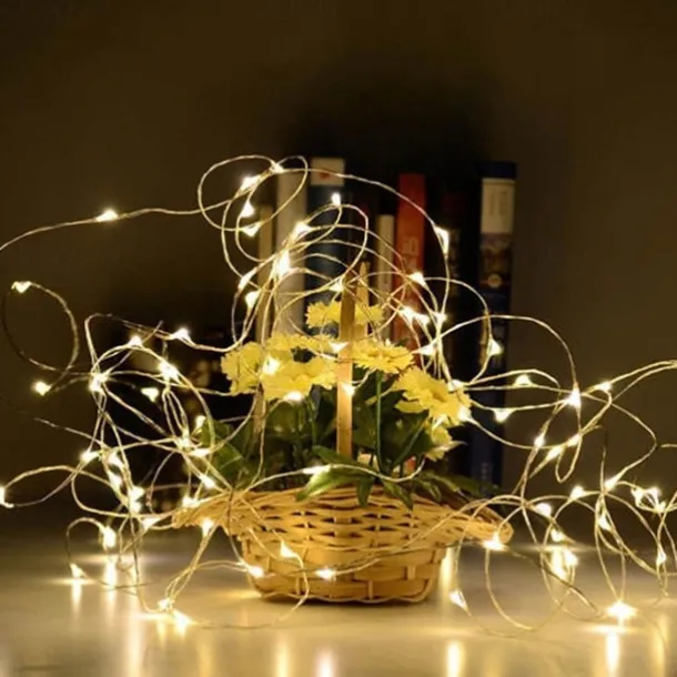 1pc 10LED 1m Solar Wine Bottle Stopper Copper Fairy Strip Wire Outdoor Party Decoration Novelty Night Lamp DIY