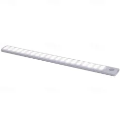 1pc LED Motion Sensor Cabinet Light Under Counter Closet Lighting Wireless Magnetic USB Rechargeable Kitchen Night Lights for Wardrobe Closets Cabinet Cupboard Stairs Corridor Shelf