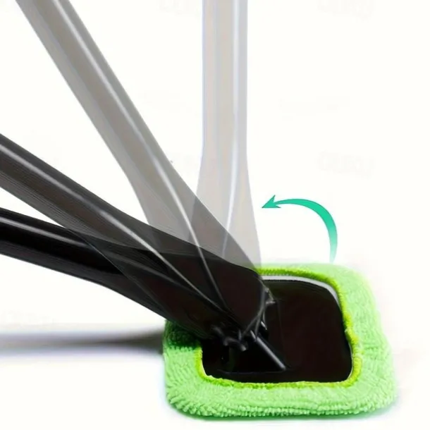 1pc, Long Handle Car Window Windshield Cleaner Brush Kit - Easy To Use Wipe Tool For Cleaning And Protecting Your Windshield - Car Window Brush.