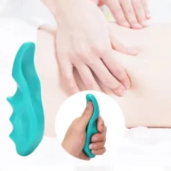 2pc Manual Thumb Saver Massager Full Body Deep Tissue Trigger Point Massage Tool Pain Relief Neck Back Therapy Thumb Protector 3.5x1.8