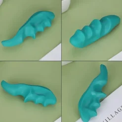 2pc Manual Thumb Saver Massager Full Body Deep Tissue Trigger Point Massage Tool Pain Relief Neck Back Therapy Thumb Protector 3.5x1.8