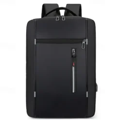 1pc Men's Women's Backpack With USB Charging Port Business Commuter Computer Bag For Business Trip Daily Use Laptop Backpack Multifunctional Student Large Capacity Backpack